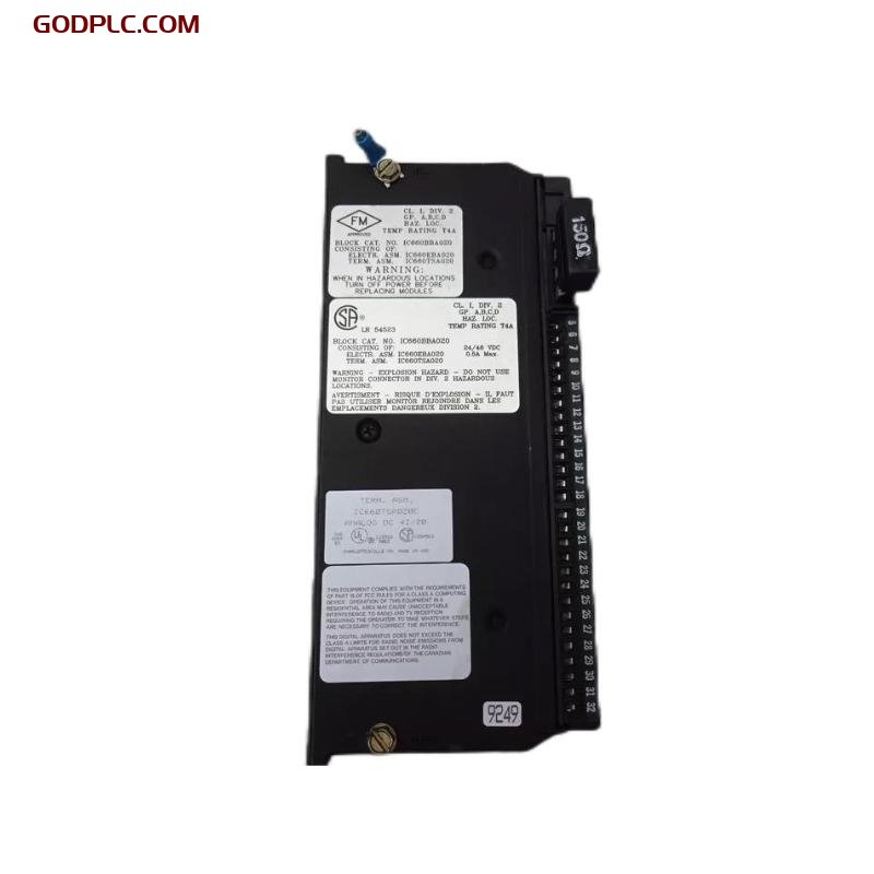 GE Fanuc IC660TSA020 Terminal Assemblies