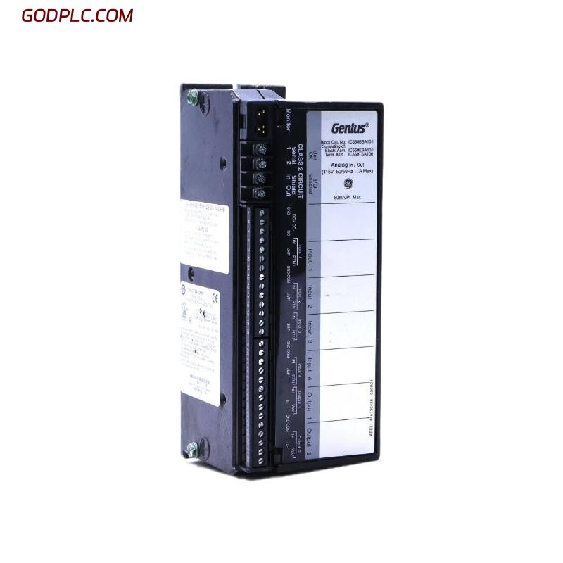 GE Fanuc IC660BBA100 Current Source Analog I/O Module