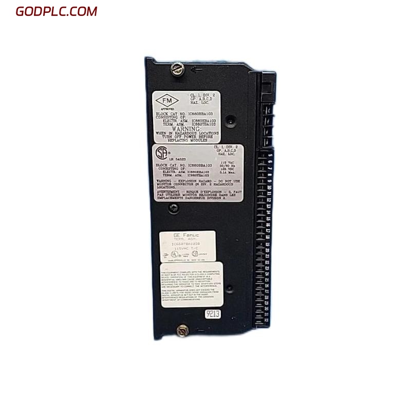 GE Fanuc IC660BBA103 Thermocouple Input Module