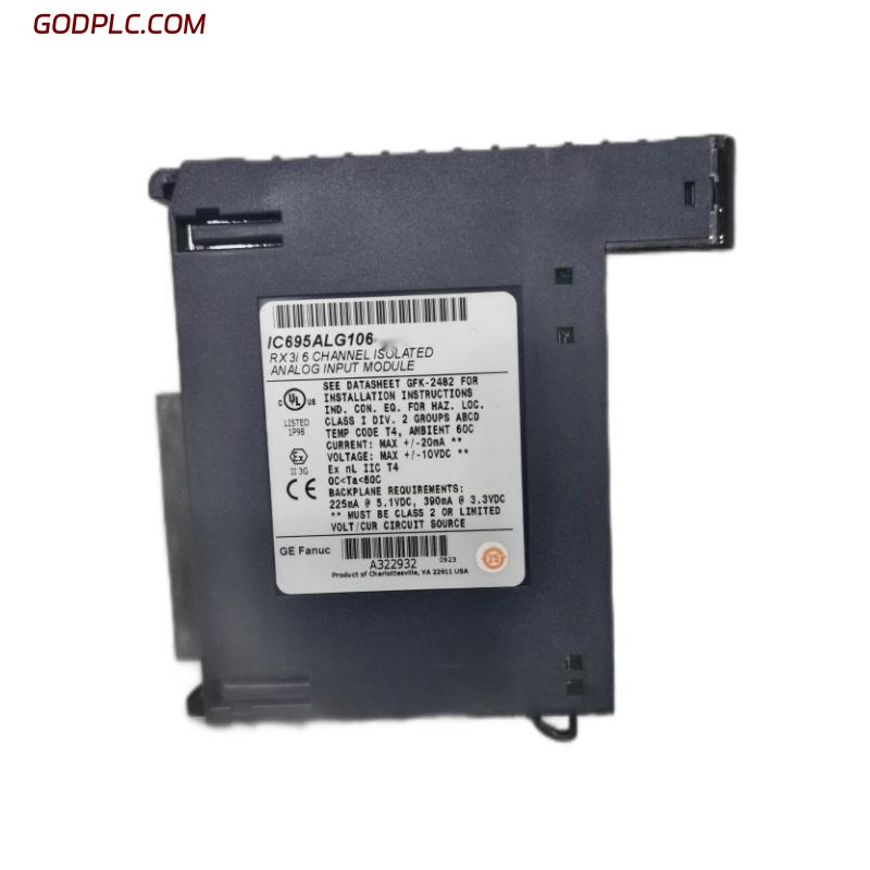 GE Fanuc IC695ALG106 RX3i Analog Input Module