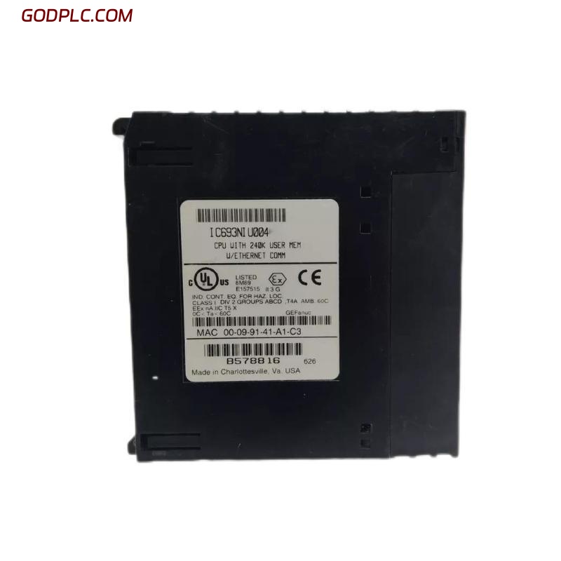 GE Fanuc IC693NIU004 Ethernet Network Interface Unit