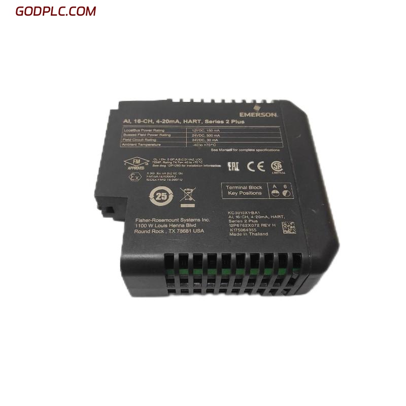 Emerson KC3010X1-BA1 Analog Input Modules