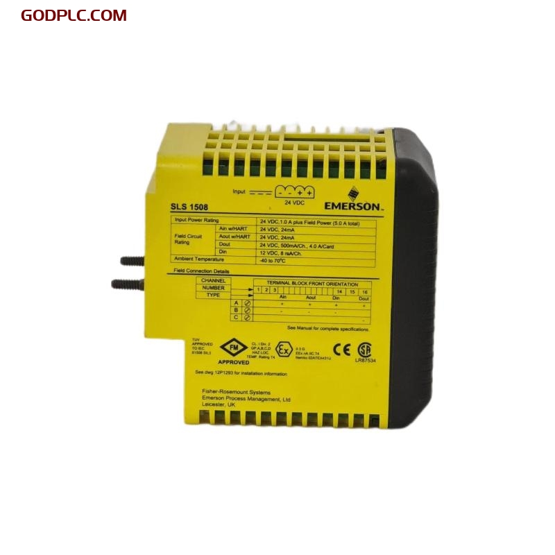 Emerson KJ2201X1-BA1 12P3162X102 Intelligent Logic Solver