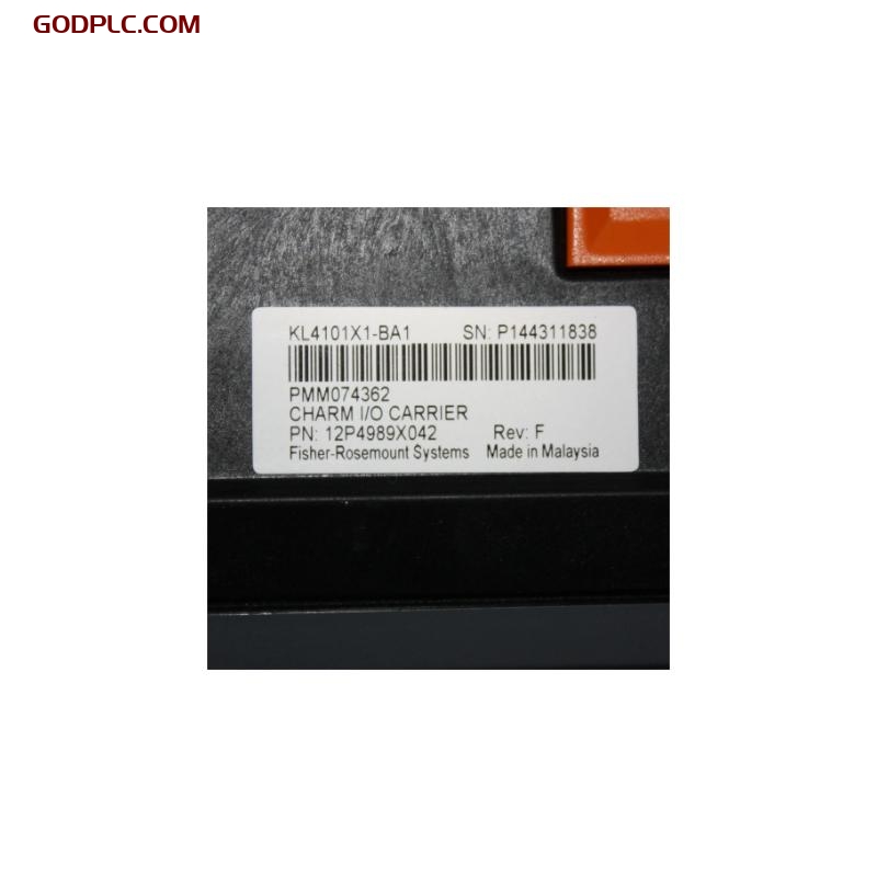 Emerson KL4101X1-BA1 I/O Card Carrier