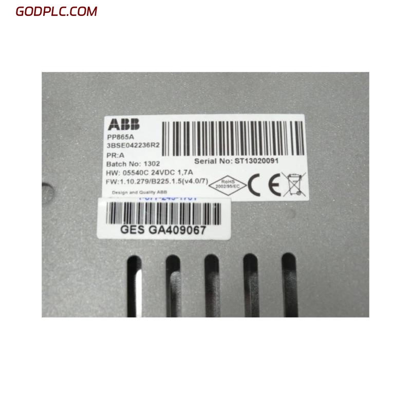 ABB PP865A 3BSE042236R2 Operation Panel Screen