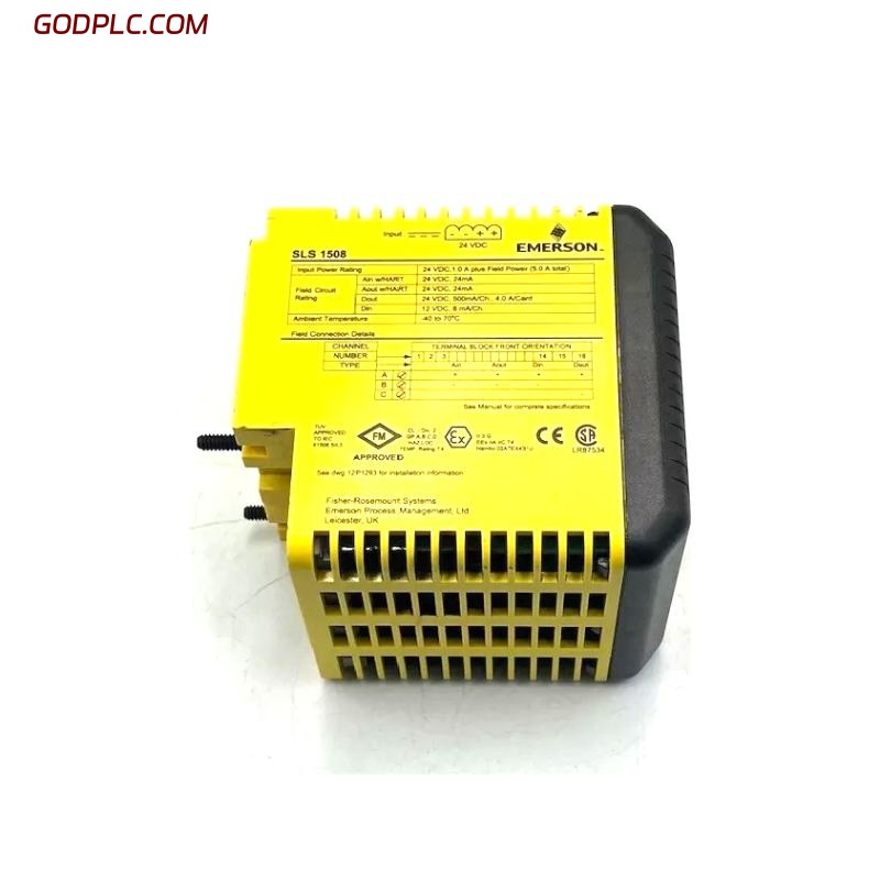Emerson SLS1508 (KJ2201X1-BA1+KJ2201X1-HA1) Intelligent Logic Solver