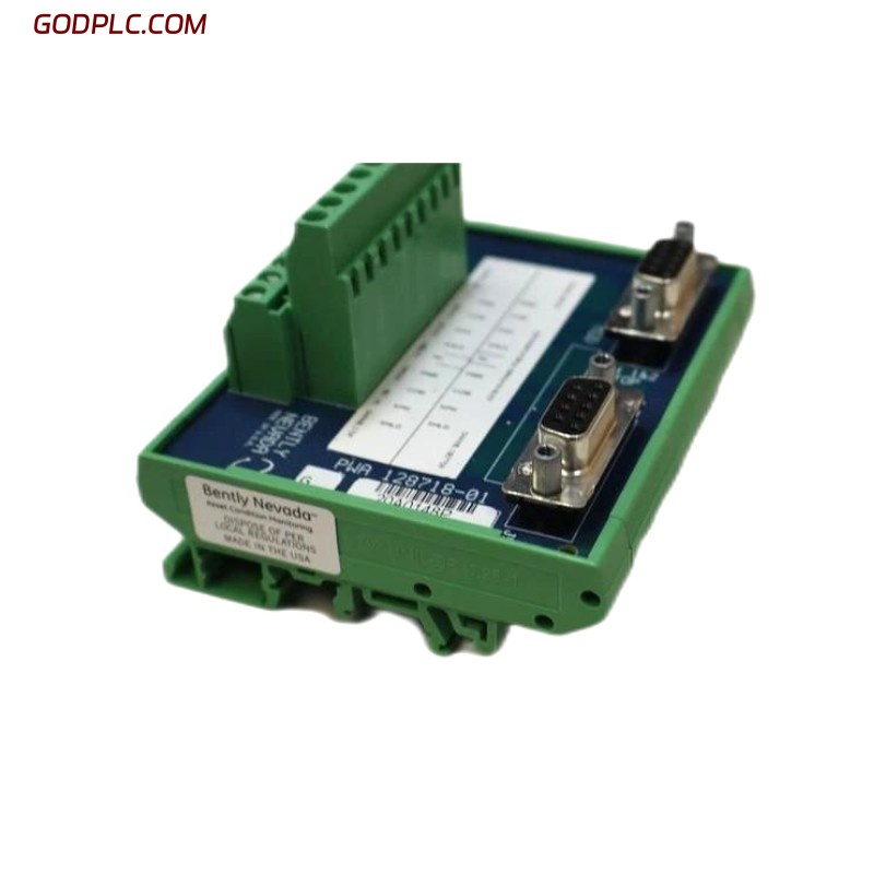 Bently Nevada 3500/25 128718-01 Key Phase External Terminal Module