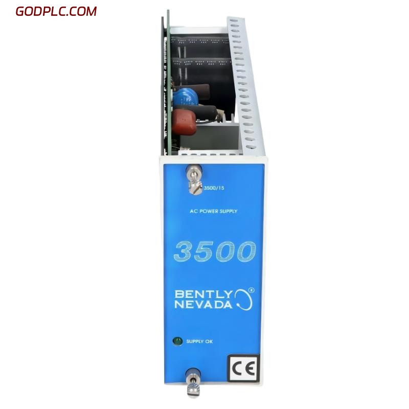 Bently Nevada 3500/15 127610-01+125840-01 AC/DC Power Supply Module + I/O Module