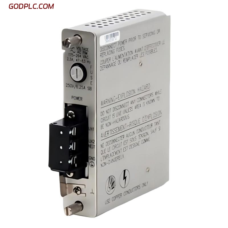 Bently Nevada 3500/15 127610-01+125840-01 AC/DC Power Supply Module + I/O Module