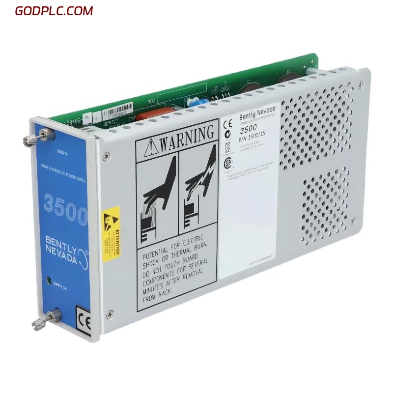 Bently Nevada 3500/15 129486-01+129478-01 AC/DC Power Supply Module