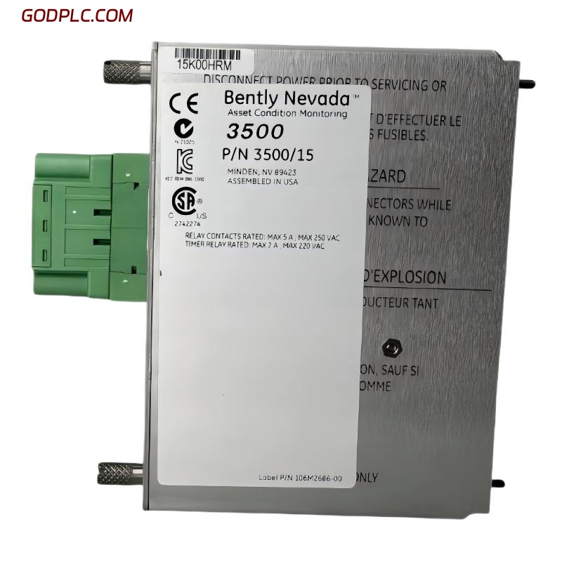 Bently Nevada 3500/15 133292-01+133300-01 AC/DC Power Supply Module