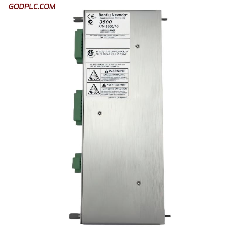 Bently Nevada 3500/40 176449-01+125680-01 Preamplifier Monitor + I/O Module