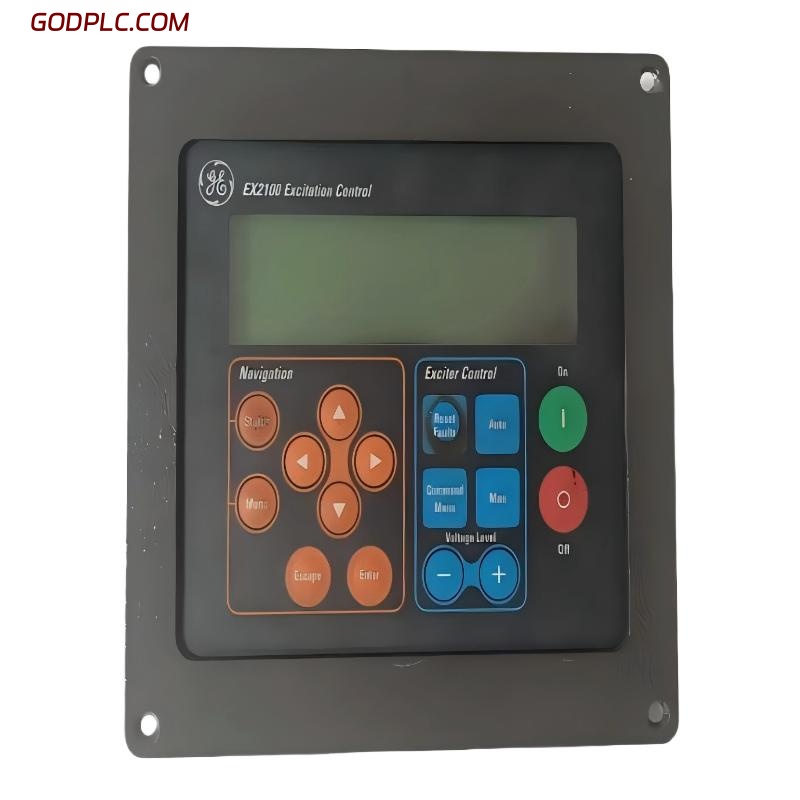 GE IC752SPL013-BA Excitation Control Interface Panel