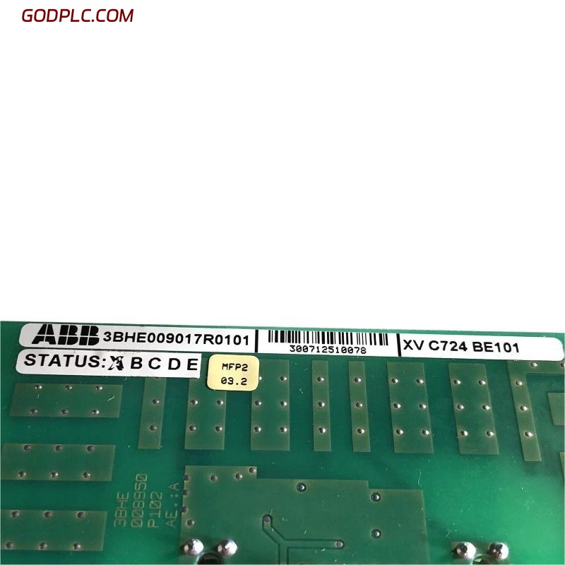 ABB XV C724 BE101 3BHE009017R0101 Printed Circuit Board
