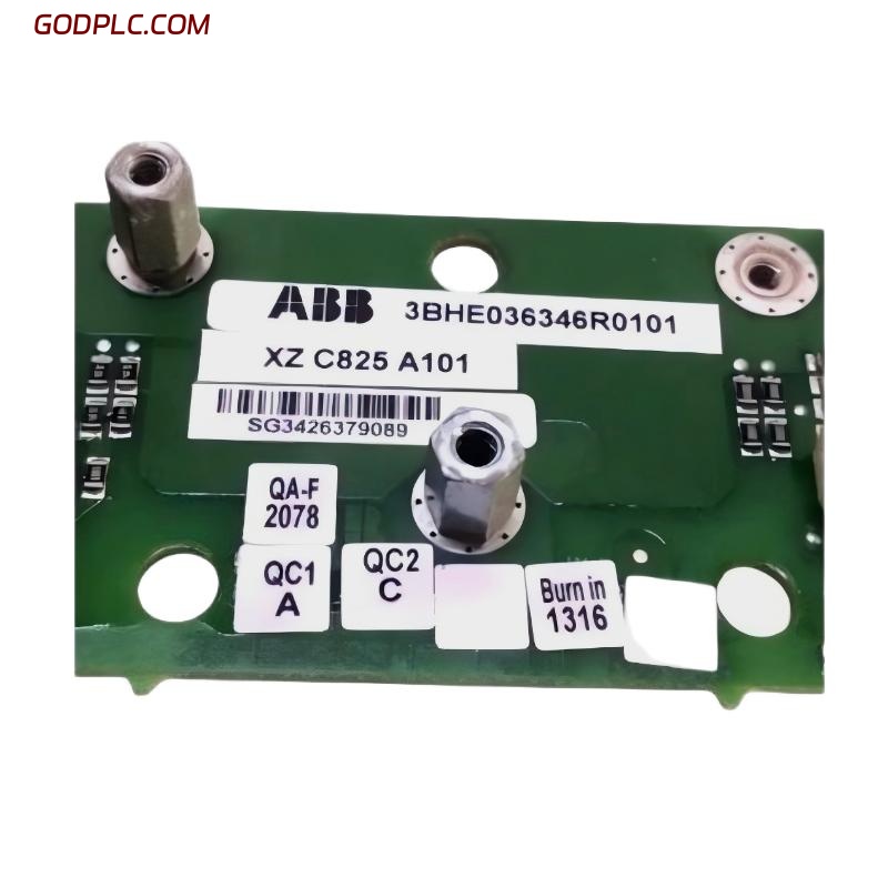 ABB XZ C825 A101 3BHE036346R0101 Green Board
