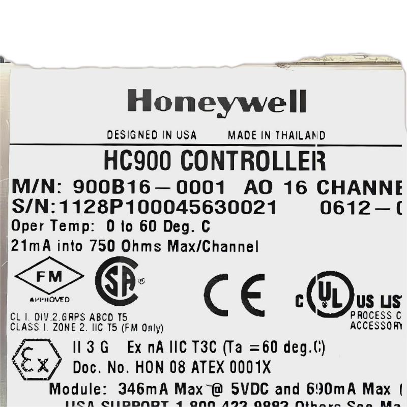 Honeywell 900B16-0001 HC900 Analog Output Module