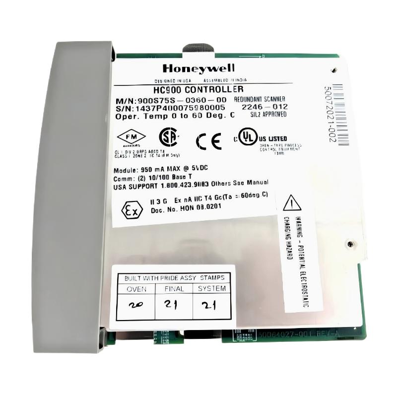 Honeywell 900S75S-0360-00 HC900 I/O Scanner 2 Module