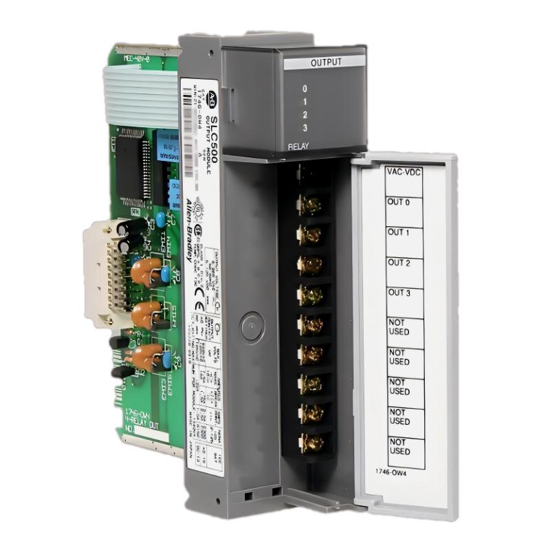 Allen Bradley 1746-OW4 SLC 500 Relay Output Module