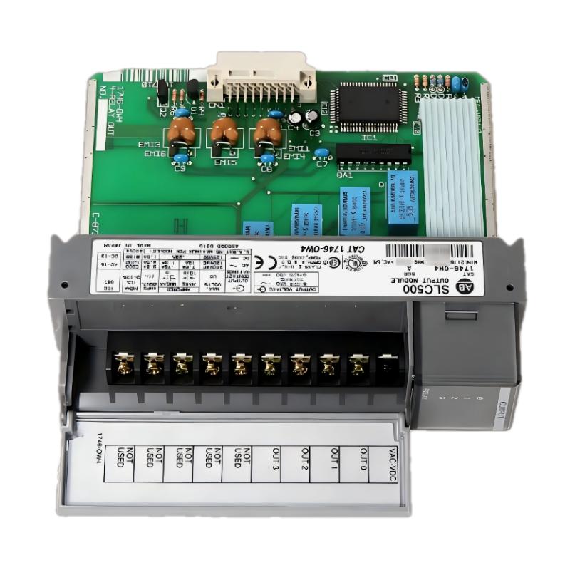 Allen Bradley 1746-OW4 SLC 500 Relay Output Module