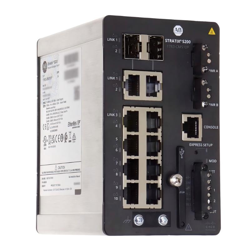 Allen Bradley 1783-CMS10P Stratix 5200 Ethernet Managed Switch