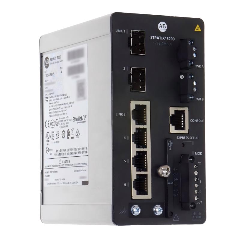 Allen Bradley 1783-CMS6P Stratix 5200 Ethernet Managed Switch