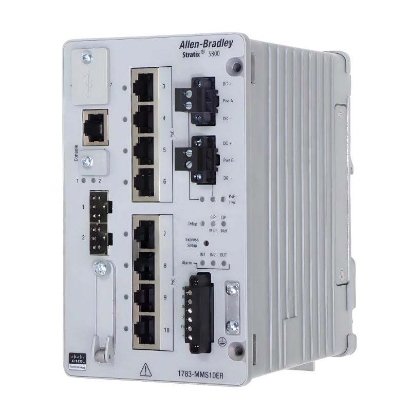 Allen Bradley 1783-MMS10ER Stratix 5800 Ethernet Managed Switch