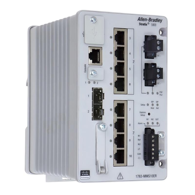 Allen Bradley 1783-MMS10ER Stratix 5800 Ethernet Managed Switch