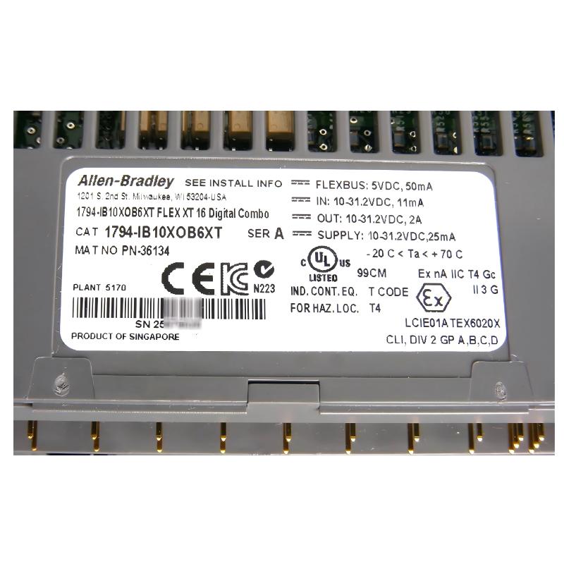 Allen Bradley 1794-IB10XOB6XT Industrial Equipment