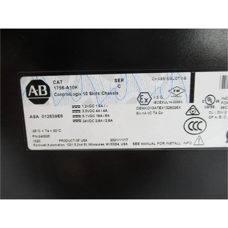 Allen Bradley 1756-A10K ControlLogix 10-Slot Chassis