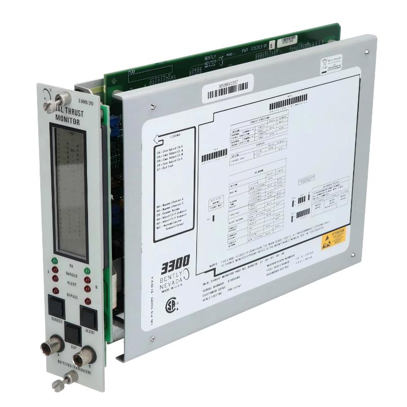 Bently Nevada 3300/20 Dual Thrust Position Monitor