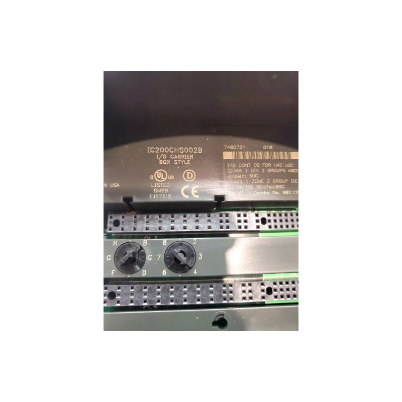 GE Fanuc   IC200CHS001   Barrier-Style I/O Carrier