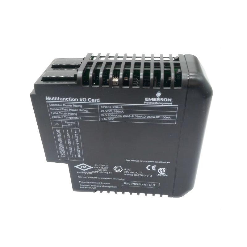 Emerson KJ3006X1-BA1 12P2180X072 Multi-Function I/O Card