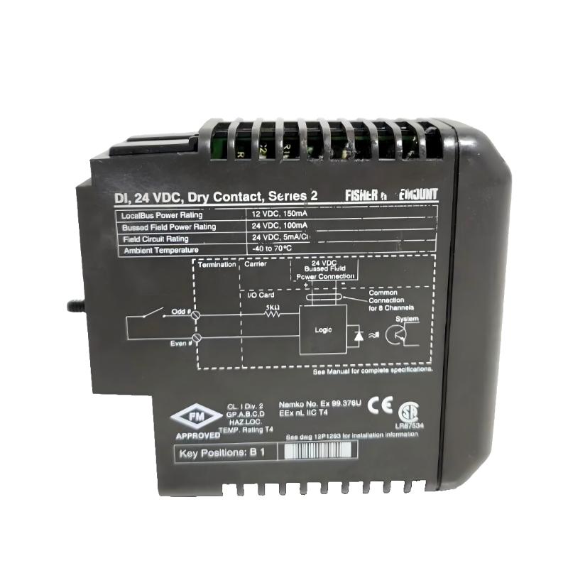 Emerson KJ3201X1-BJ1 8-Channel Dry Contact Card