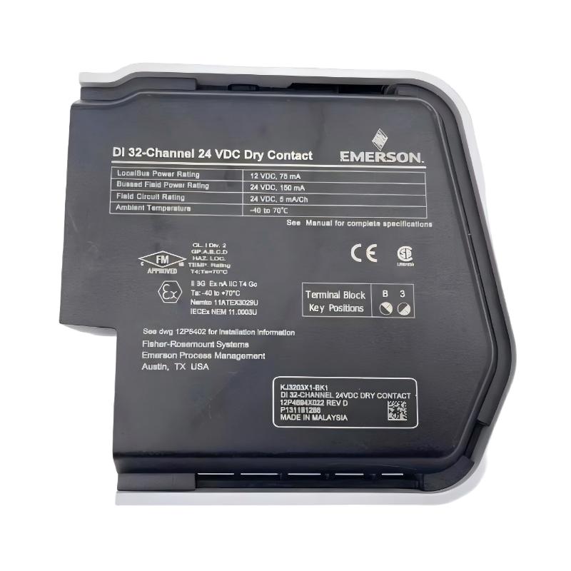 Emerson KJ3203X1-BK1 Dry Contact Card