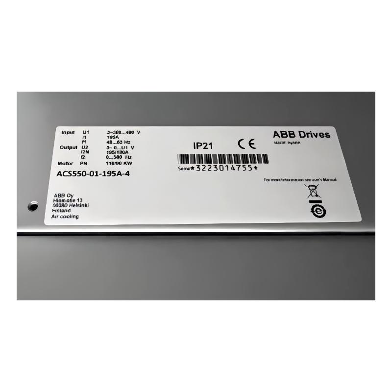ABB ACS550-01-195A-4 3ABD68294479 Variable Frequency Drive