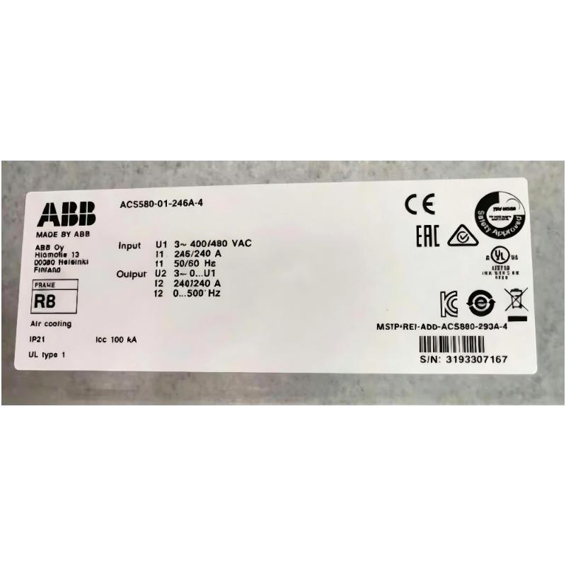ABB ACS580-01-246A-4 3ABD00045440-D Variable Frequency Drive