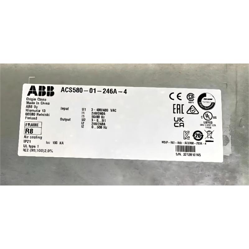 ABB ACS580-01-246A-4 3AUA0000080507 Variable Frequency Drive