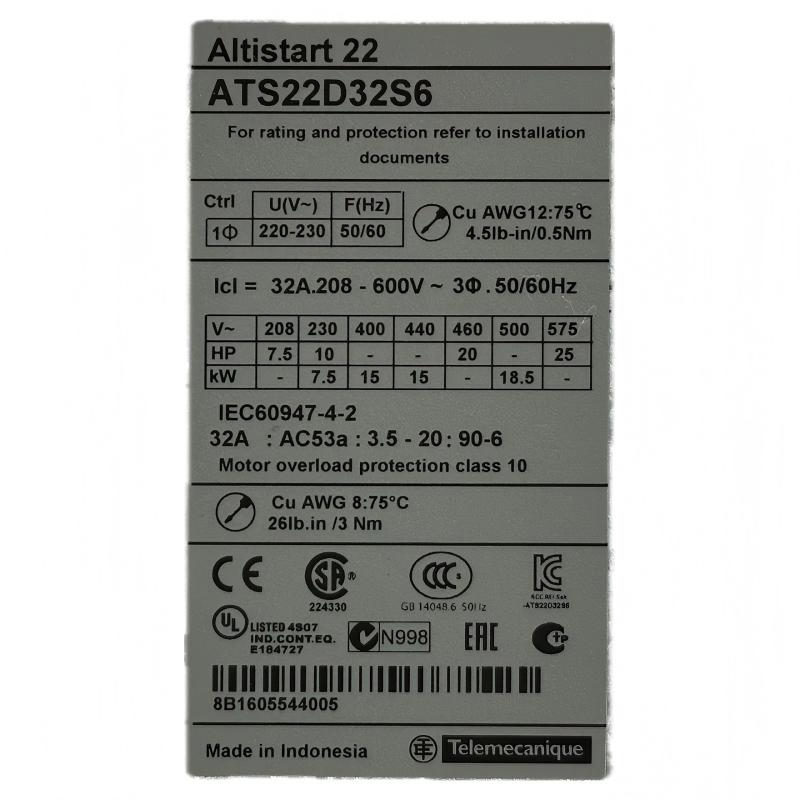 Schneider ATS22D32S6 Soft Starter