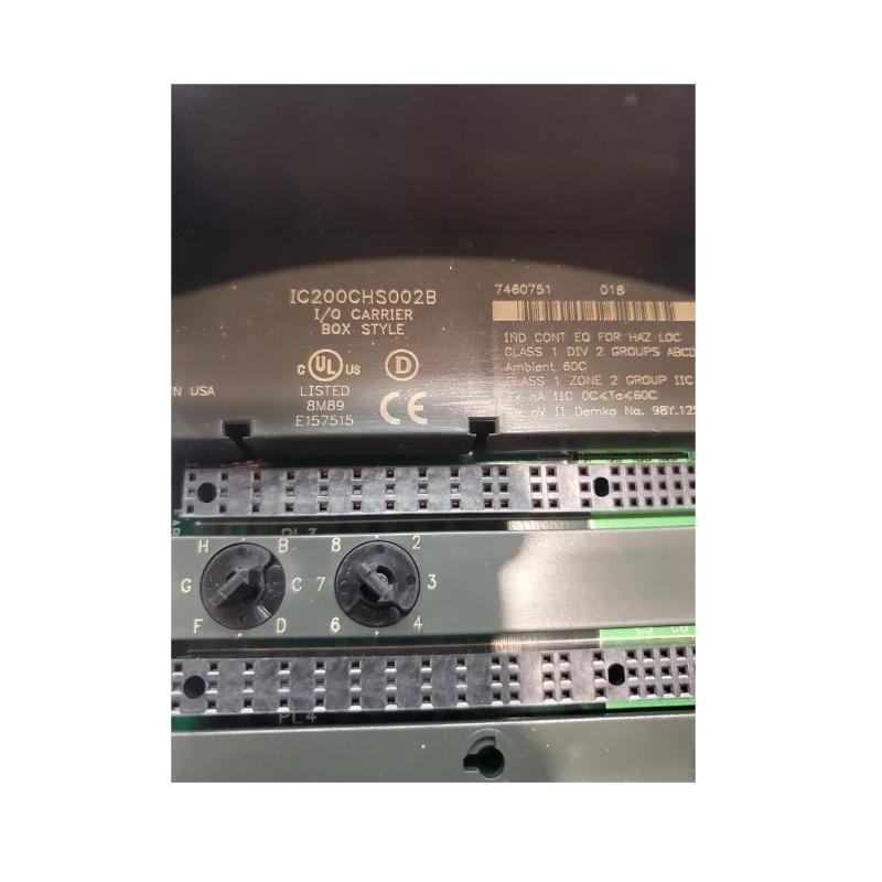 GE Fanuc IC200CHS003C Connector-Style I/O Carrier