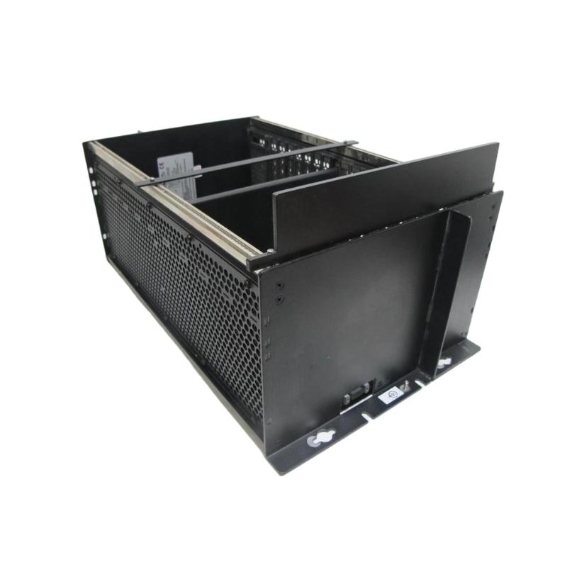 GE Fanuc IC698CHS117 17-slot front mount rack chassis