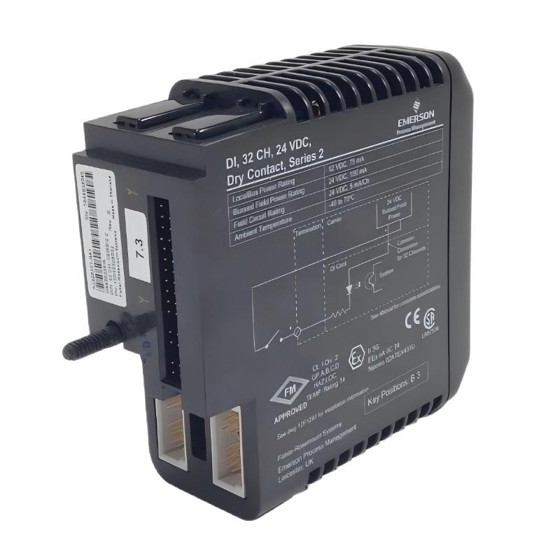 Emerson VE4001S2T2B4 KJ3203X1-BA1 12P3270X022 Input Module With Terminal Blocks