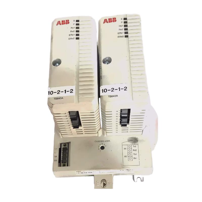 ABB TB840A 3BSE037760R1 Modular Bus Fiber-Optic Cluster Modem Communication Module