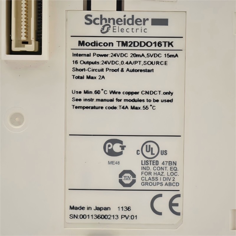 Schneider TM2DDO16TK Discrete Output Module