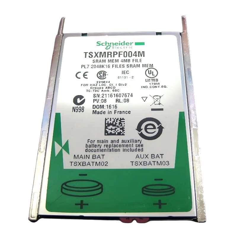 Schneider TSXMRPF004M SRAM File Memory Extension
