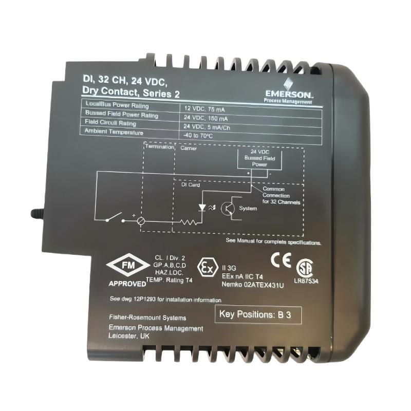 Emerson VE4001S2T2B4 KJ3203X1-BA1 Discrete Input Card