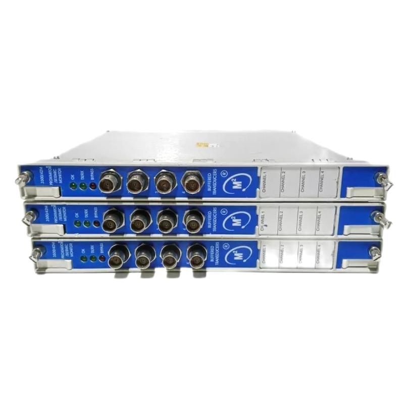 Bently Nevada 3500/42-09-00 Preamplifier-Based Seismic Monitor