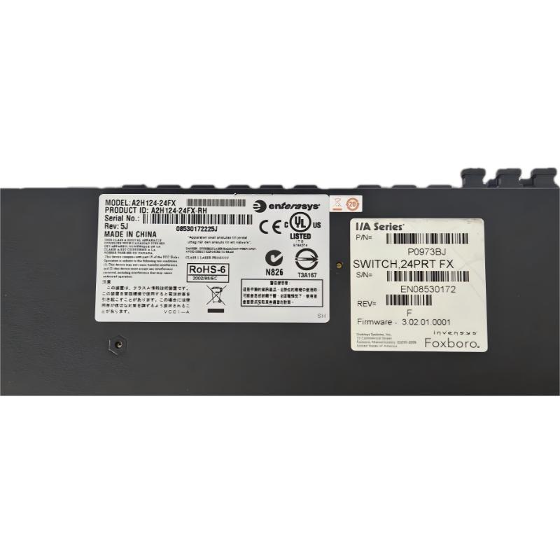 Foxboro A2H124-24FX P0973BJ Ethernet Switch
