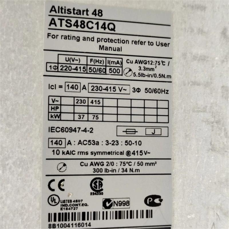 Schneider ATS48C14Q Soft Starter