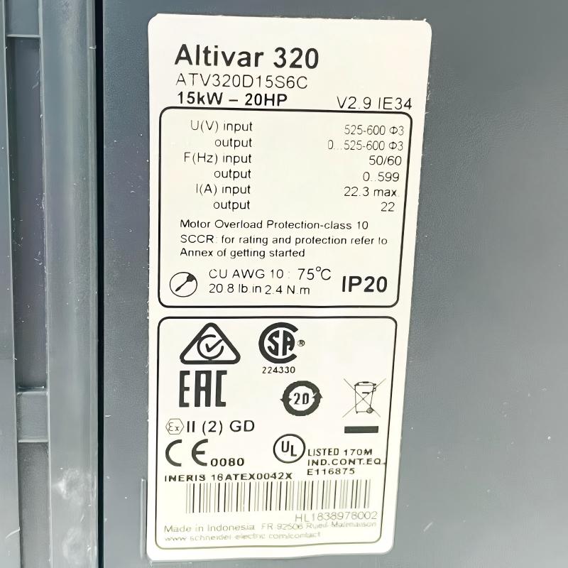 Schneider ATV320D15S6C Variable-Speed Drive