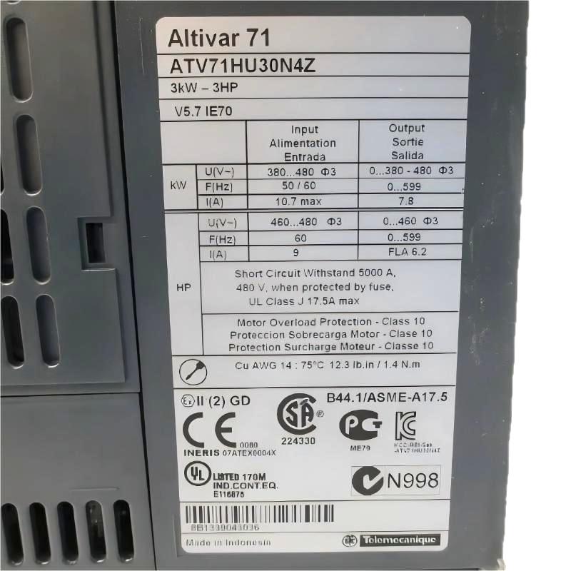 Schneider ATV71HU30N4Z Variable-Speed Drive